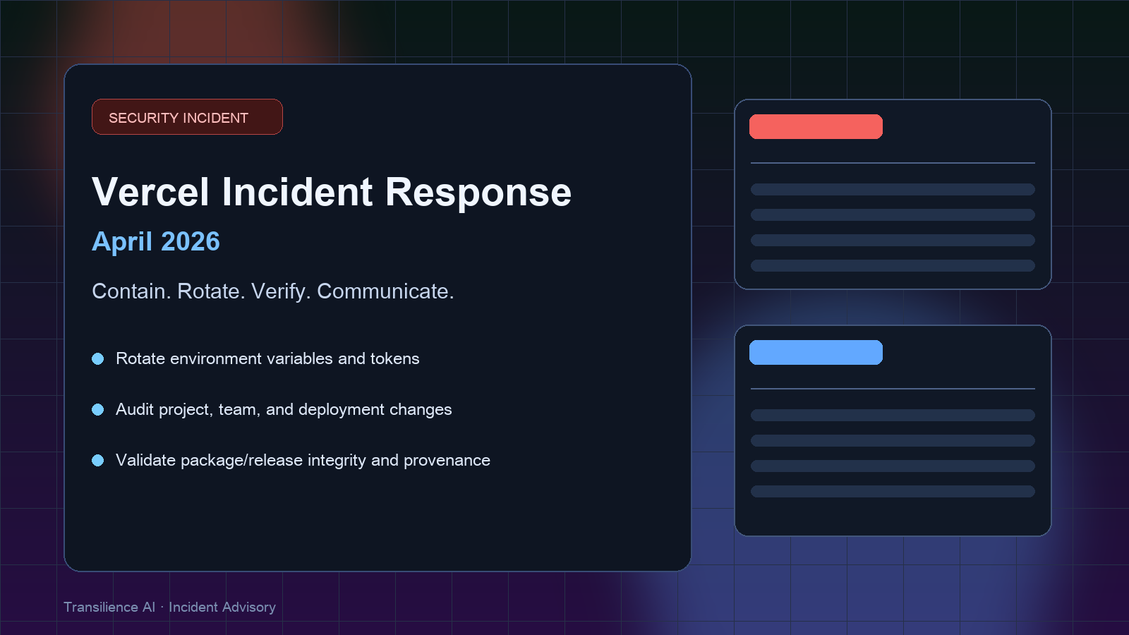 Vercel April 2026 Security Incident: What We Know and What to Do Now