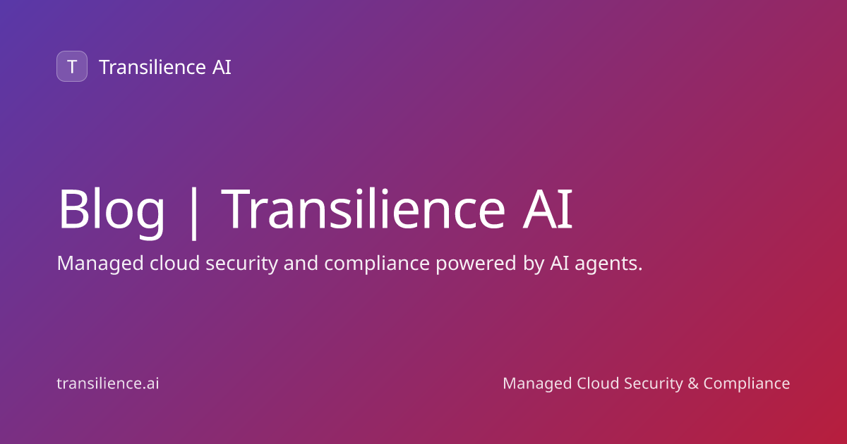 Blog | Transilience AI